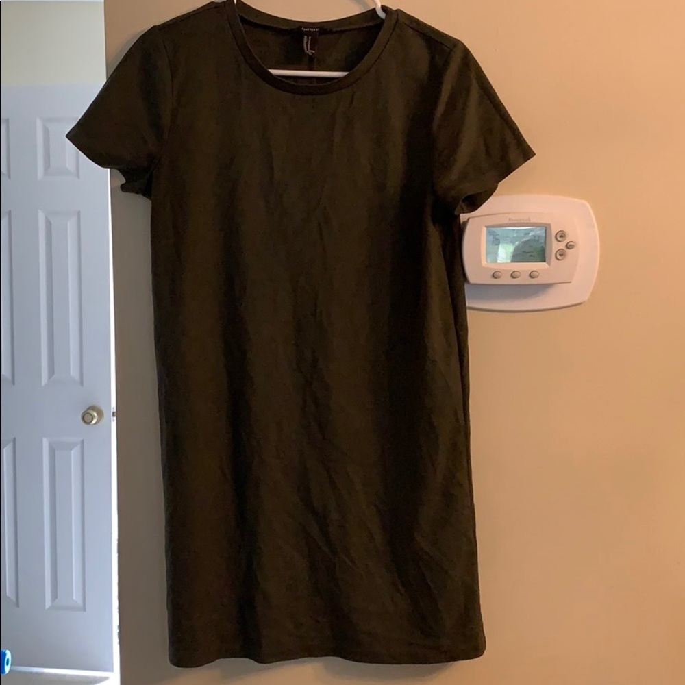 Suede Mini Dress